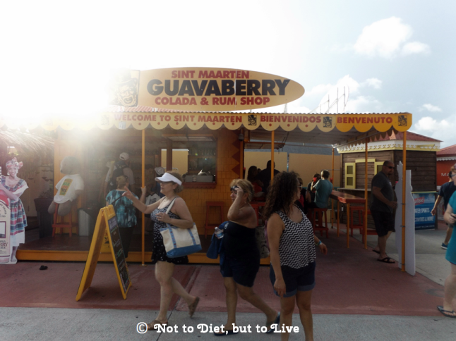St. Martin Guavaberry Rum stand