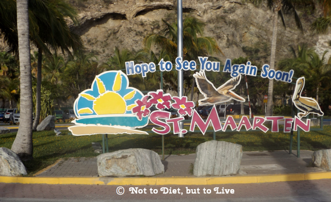 St. Martin sign in port